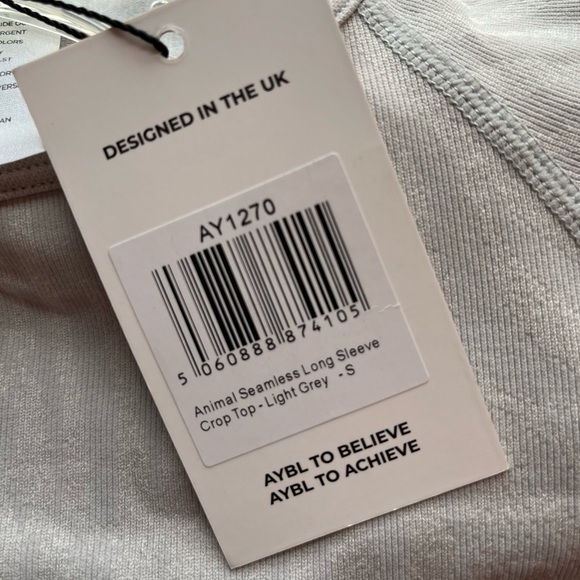 Zebra print ABYL size small workout top✨🤩 - Picture 4 of 4